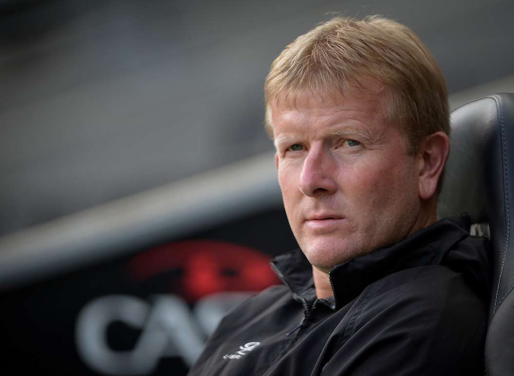 Gillingham head coach Ady Pennock Picture: Ady Kerry