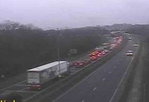 Delays As Lorry And Car Crash On A249 Near County Showground, Detling