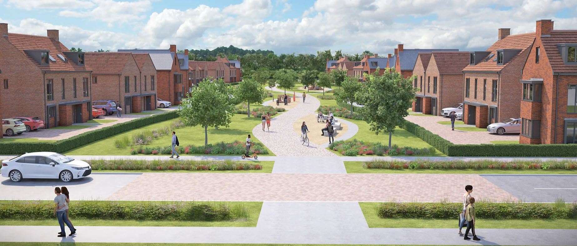 CGIs reveal how the homes could look. Picture: Rooksmead