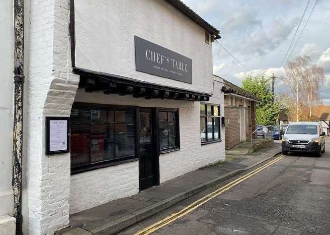 Chef's Table in King Street, West Malling