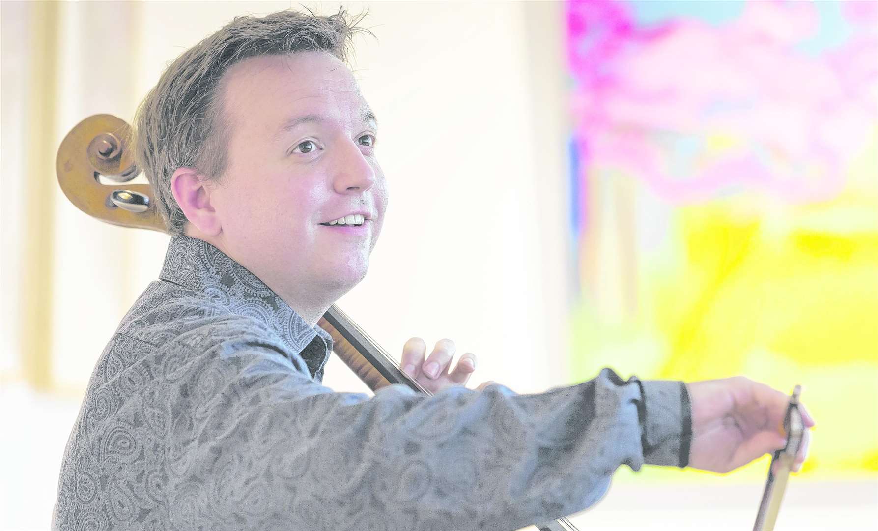Cellist Richard Harwood will be at Music@Malling again this year