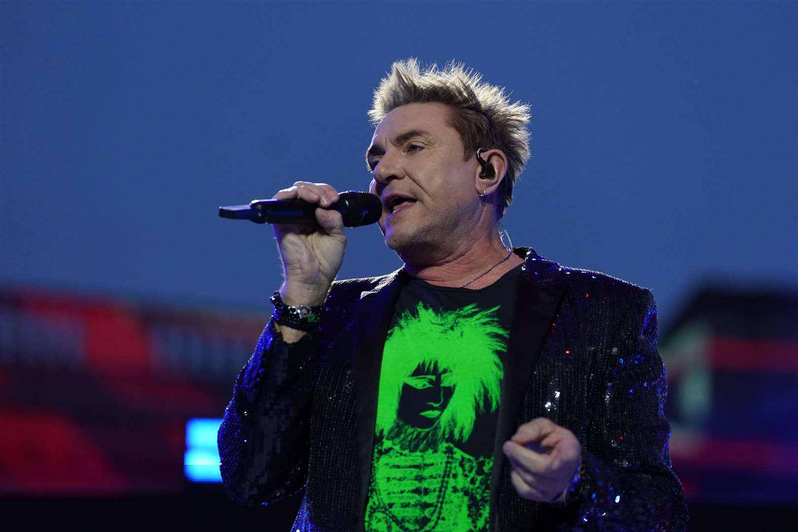 Simon Le Bon performed with Duran Duran at Queen Elizabeth II’s Platinum Jubilee party in 2022 (Gareth Fuller/PA Archive)