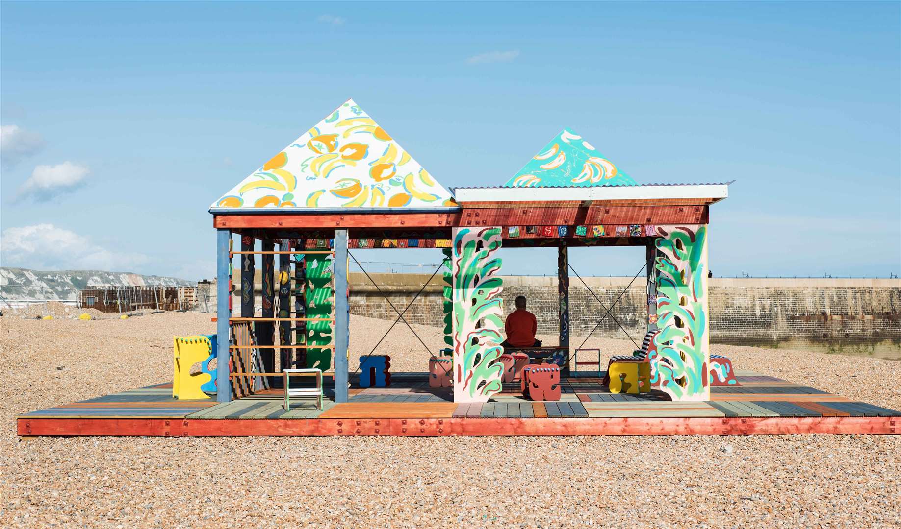 Artist Sol Calero's seafront Sea Pavilion is one of the settings for the festival events Picture: Thierry Bal