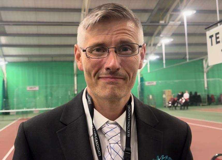 John Gager came third in the Tunbridge Wells election with 6,484 votes