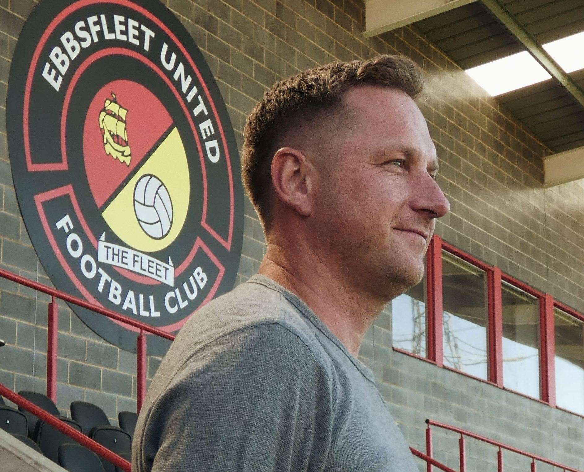 Ebbsfleet United's new manager Dennis Kutrieb Picture: EUFC