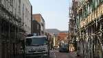 Scaffolding in Pudding Lane, Maidstone