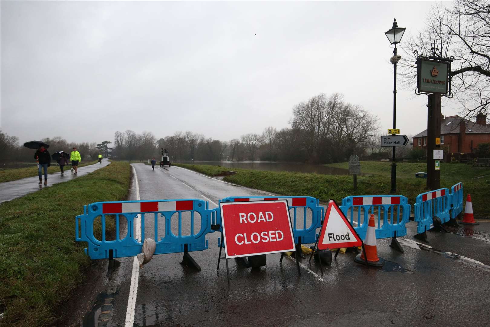 Flooding affects about one in six properties in England and Wales (Jonathan Brady/PA)