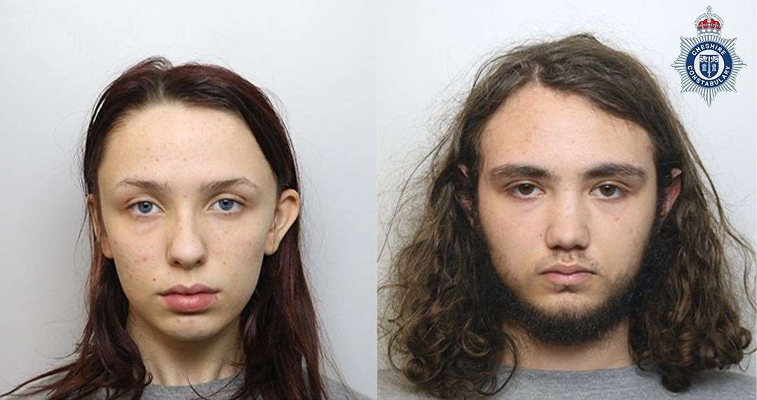 Scarlett Jenkinson and Eddie Ratcliffe have been named as the murderers of Brianna Ghey (Cheshire Constabulary/PA)