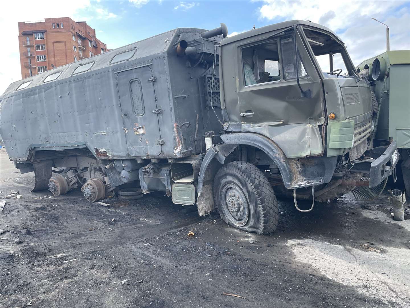 She has been in Ukraine four times since the start of the war. Photo: Sophie Alexander