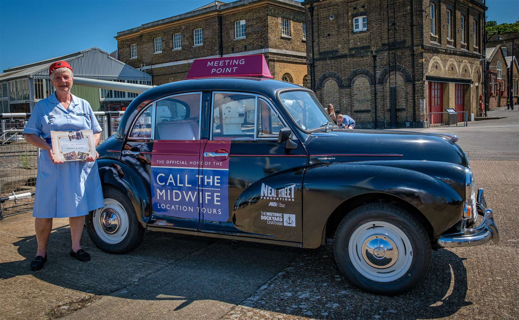 The costumed guides will take visitors around some of the BBC drama’s most recognisable sets. Picture: Historic Dockyard Trust