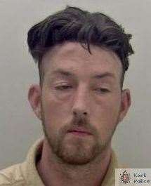 Jamie Oakes was jailed for three-and-a-half years. Picture: Kent Police
