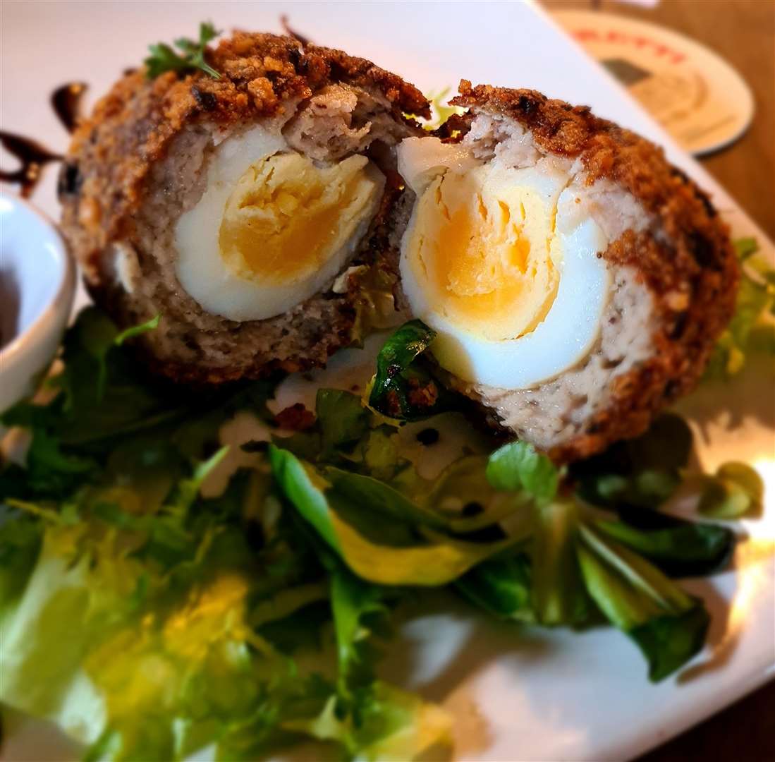 Scotch eggs prove a tasty snack