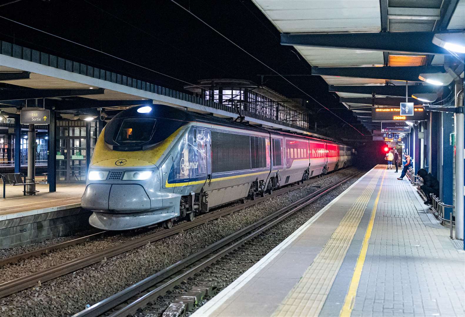 Eurostar has not stopped at Ashford International, and at Ebbsfleet, since the pandemic. Picture: Rowan Clark