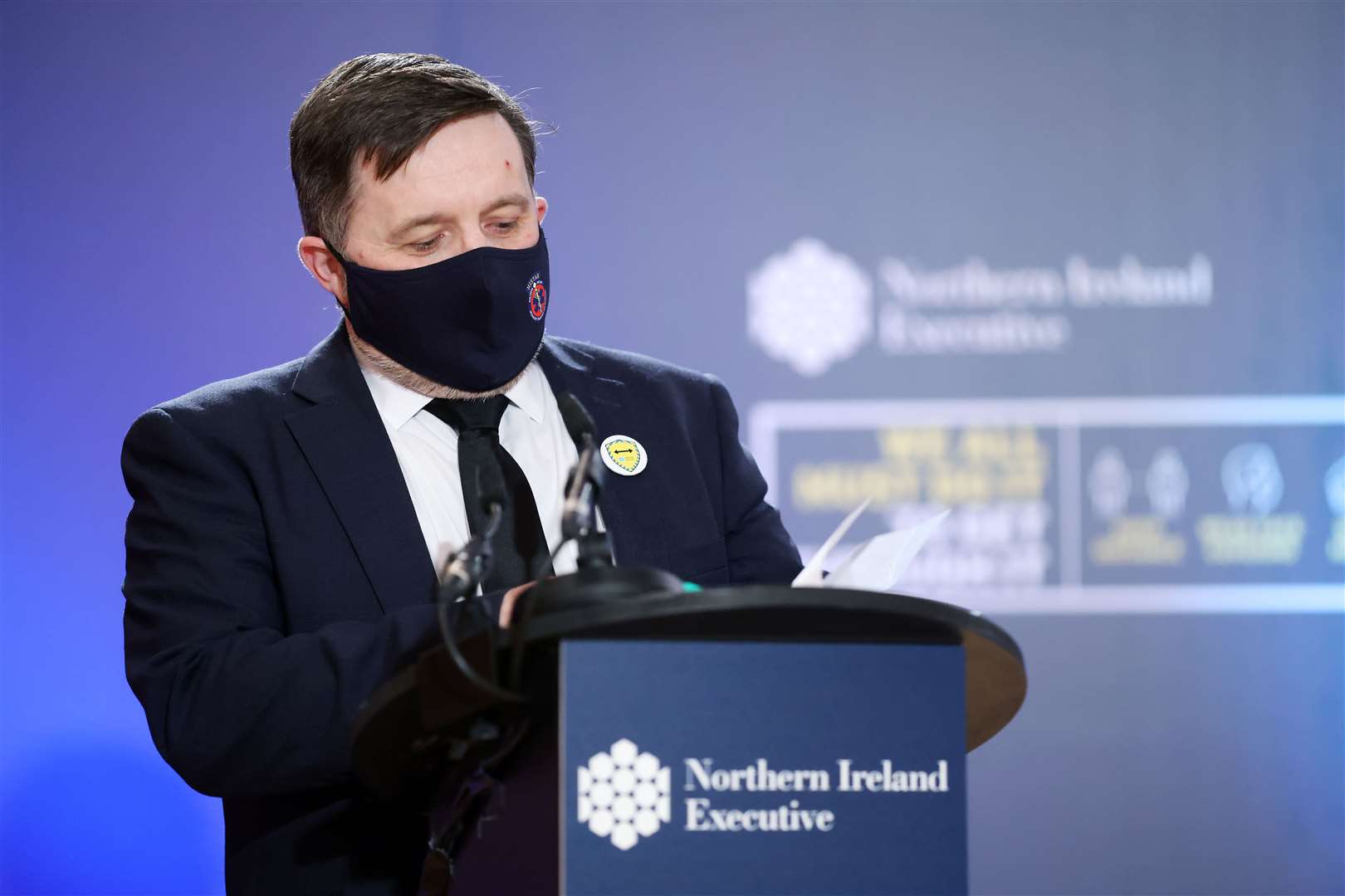 Robin Swann was Northern Ireland’s health minister during the Covid pandemic (Press Eye/PA)