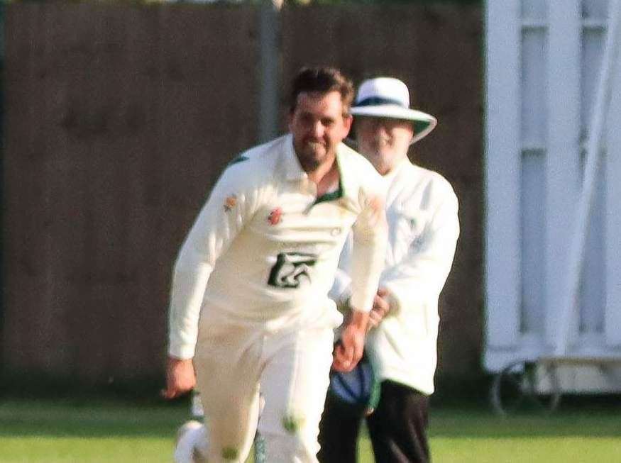 Captain Calum MacLeod - his unbeaten 70 was in vain during Lordswood’s 82-run loss at Blackheath. Picture: Allen Hollands