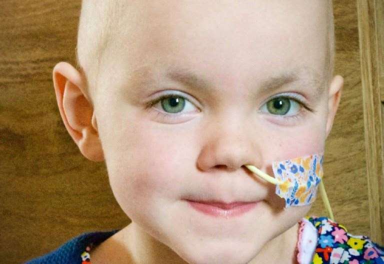 Canterbury girl, 4, in cancer battle after routine checks following scooter fall led to leukaemia diagnosis