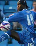 HEAD INJURY: Efe Sodje