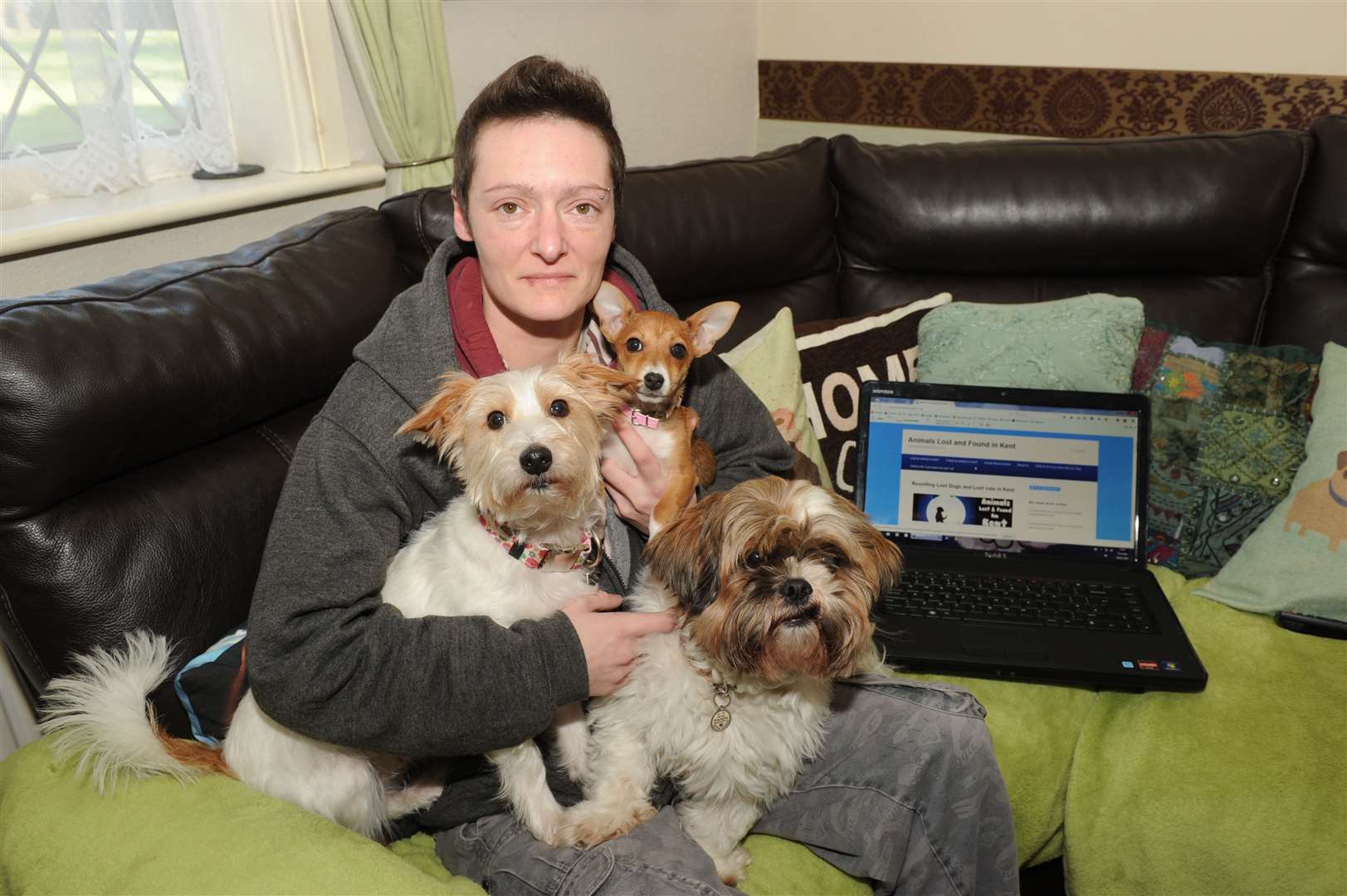 Natasha McPhee runs Kent-based animal rescue group Animals Lost and Found Picture: Steve Crispe