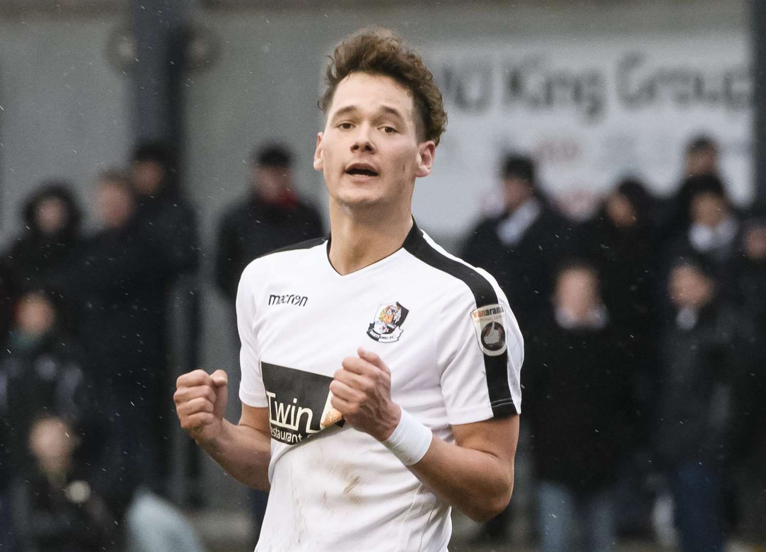 Dartford striker Alfie Pavey Picture: Andy Payton