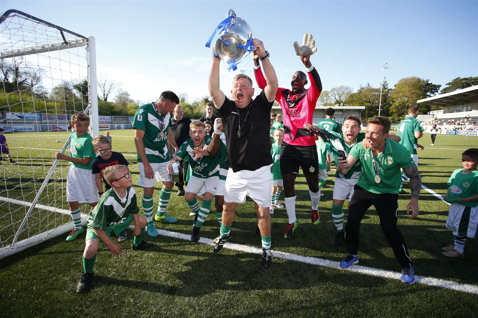 Ashford United beat Cray Valley to win the Kent Senior Trophy Picture: Andy Jones