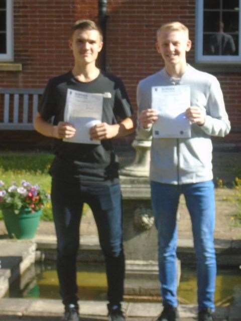 Borden pupils James Northwood and Jamie King (15603274)