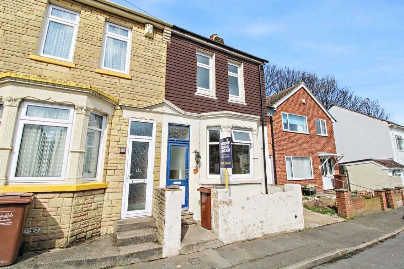 Gillingham's cheapest four-bed is in King William Road and is valued at £249,995. Picture: Zoopla / Robinson, Michael & Jackson