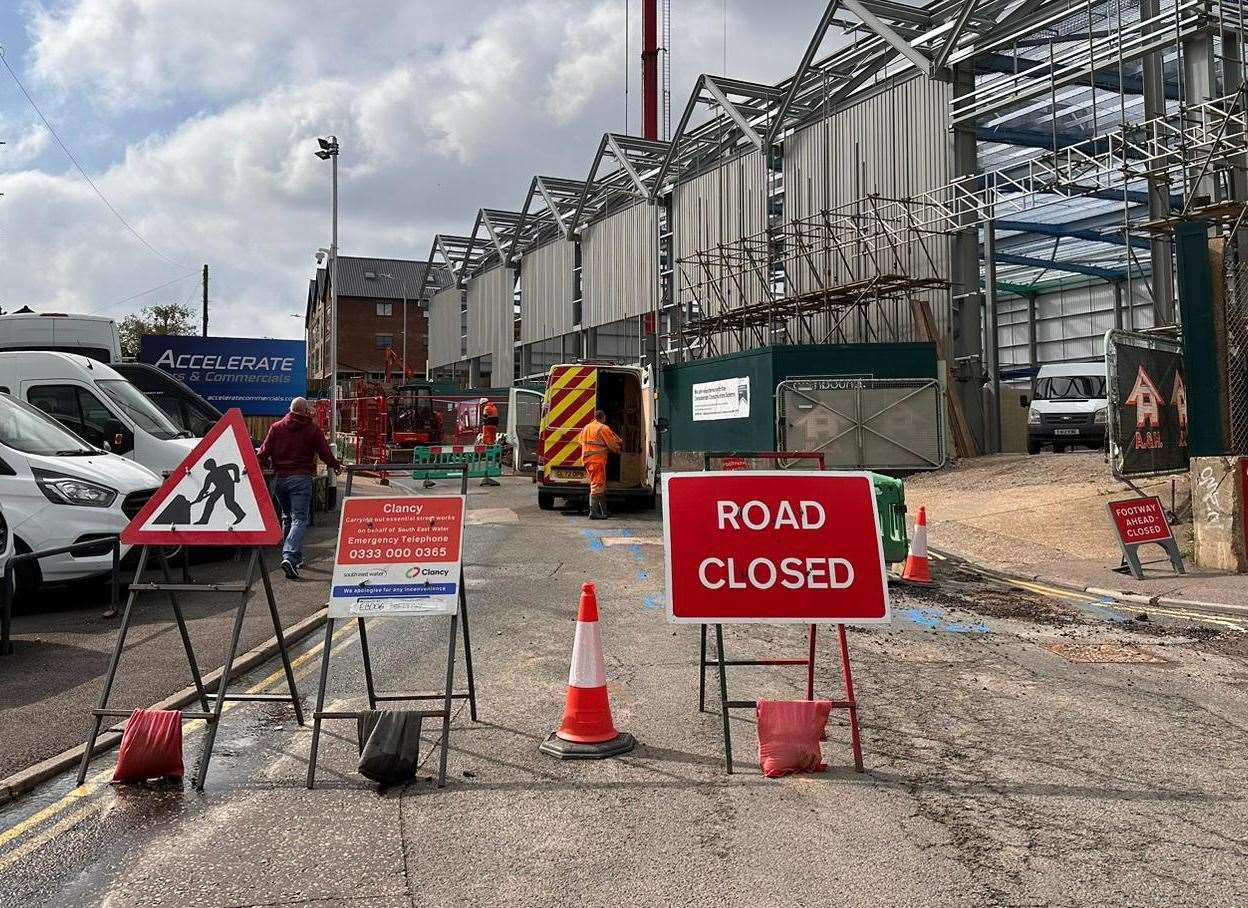 Access has been blocked between Chapmans Way and Baldwin Lane