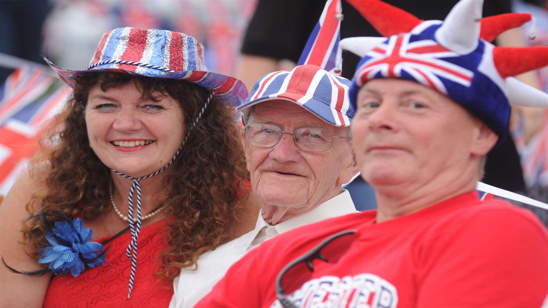 Lorraine and Kevin Hind with her dad, 89-year-old Ken Godfrey. Picture: Steve Crispe