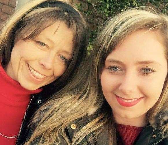 Brigitte Yendell with her daughter Bonnie