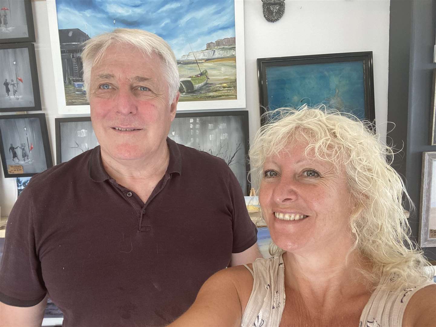 Little Art Gallery in Broadstairs, run by Vicki Griggs and Kevin Malone