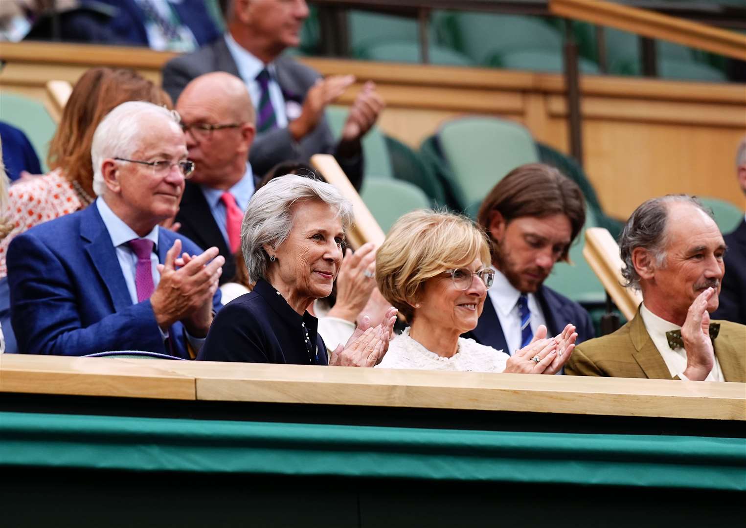 The Duchess of Gloucester in the royal box on day eight (Aaron Chown/PA)