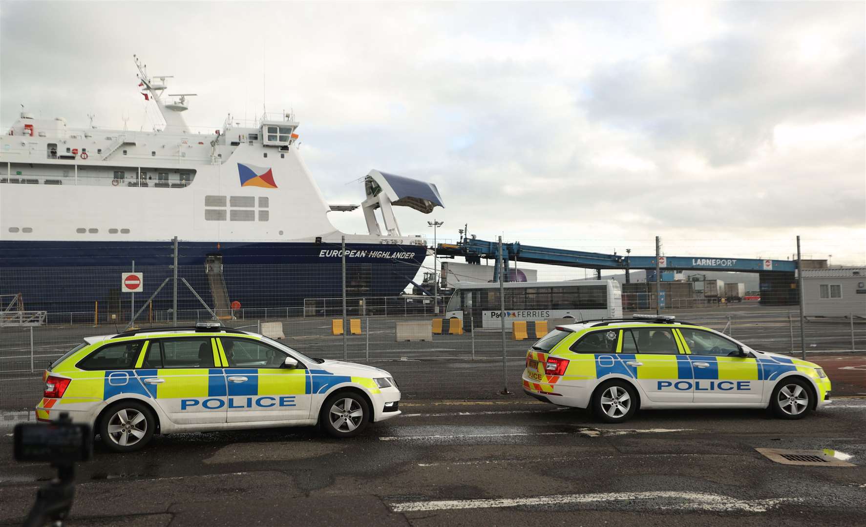 Tensions have been mounting over new checks required on goods arriving into Northern Ireland from GB (Liam McBurney/PA)