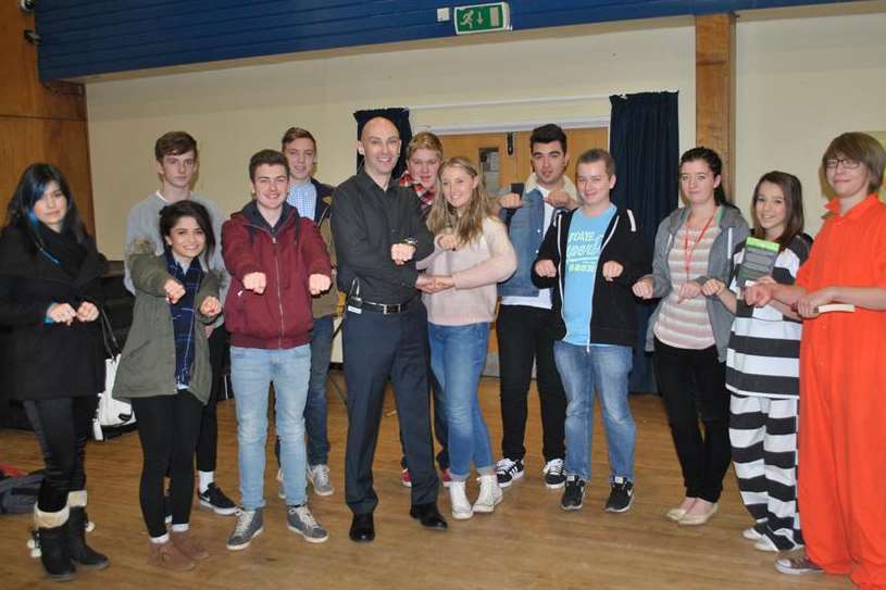 Shaun Atwood visits Towers Sixth Form