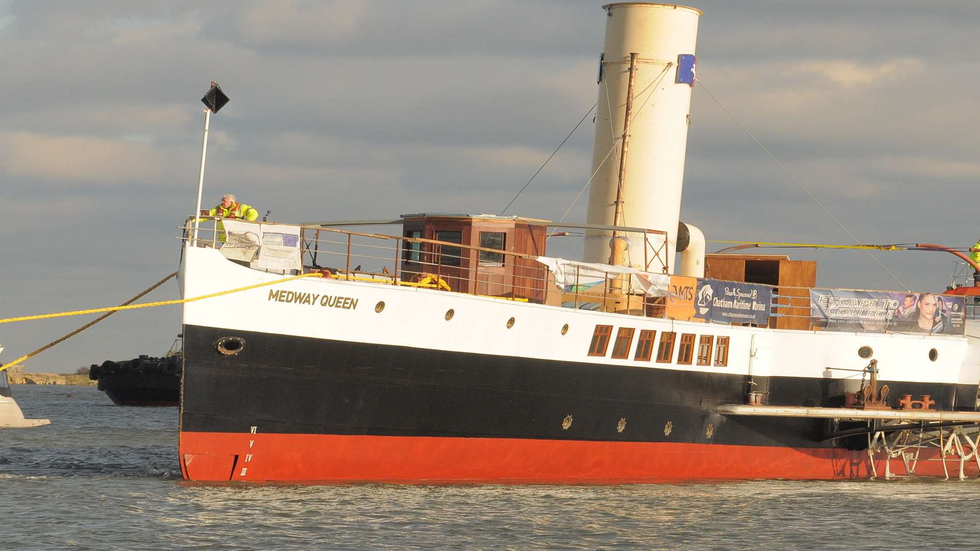 The Medway Queen at Gillingham Pier