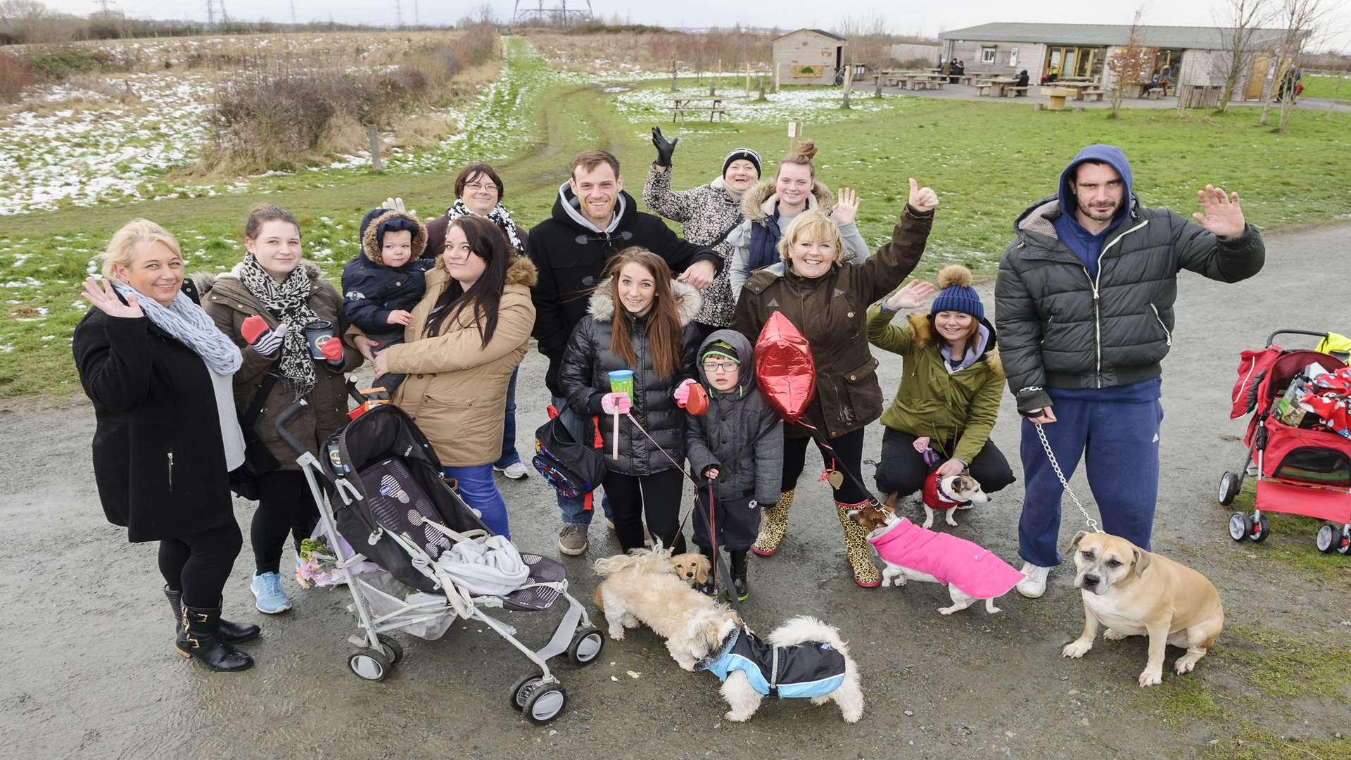 A sponsored walk at Jeskyns Park