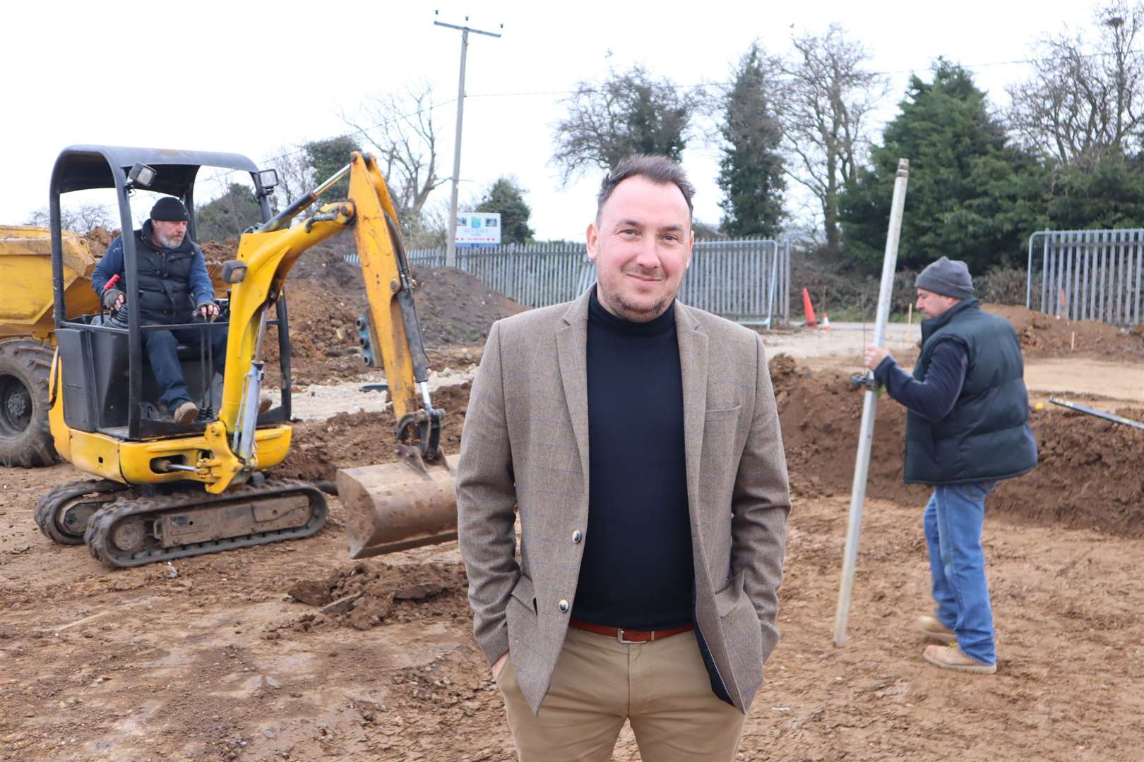 Sales manager Michael Edwards Eastchurch Holiday Centre on the Isle of Sheppey where new luxury loddges are being added. Picture: John Nurden (44752512)