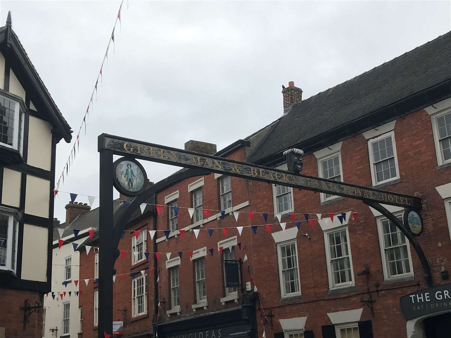 The sign at the Greenman pub in Ashbourne, Derbyshire (PA Media)