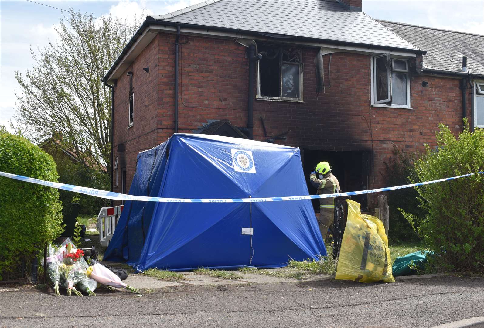 Police said their thoughts are with the fire victim’s family (Matthew Cooper/PA)