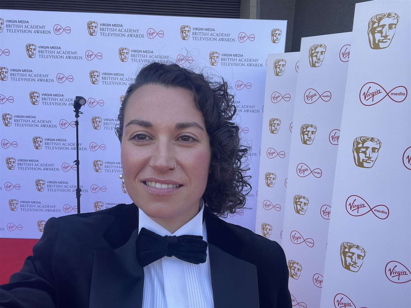 Ms Alexander at the BAFTAs. Photo: Sophie Alexander