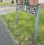 Church Green, the scene of the attack