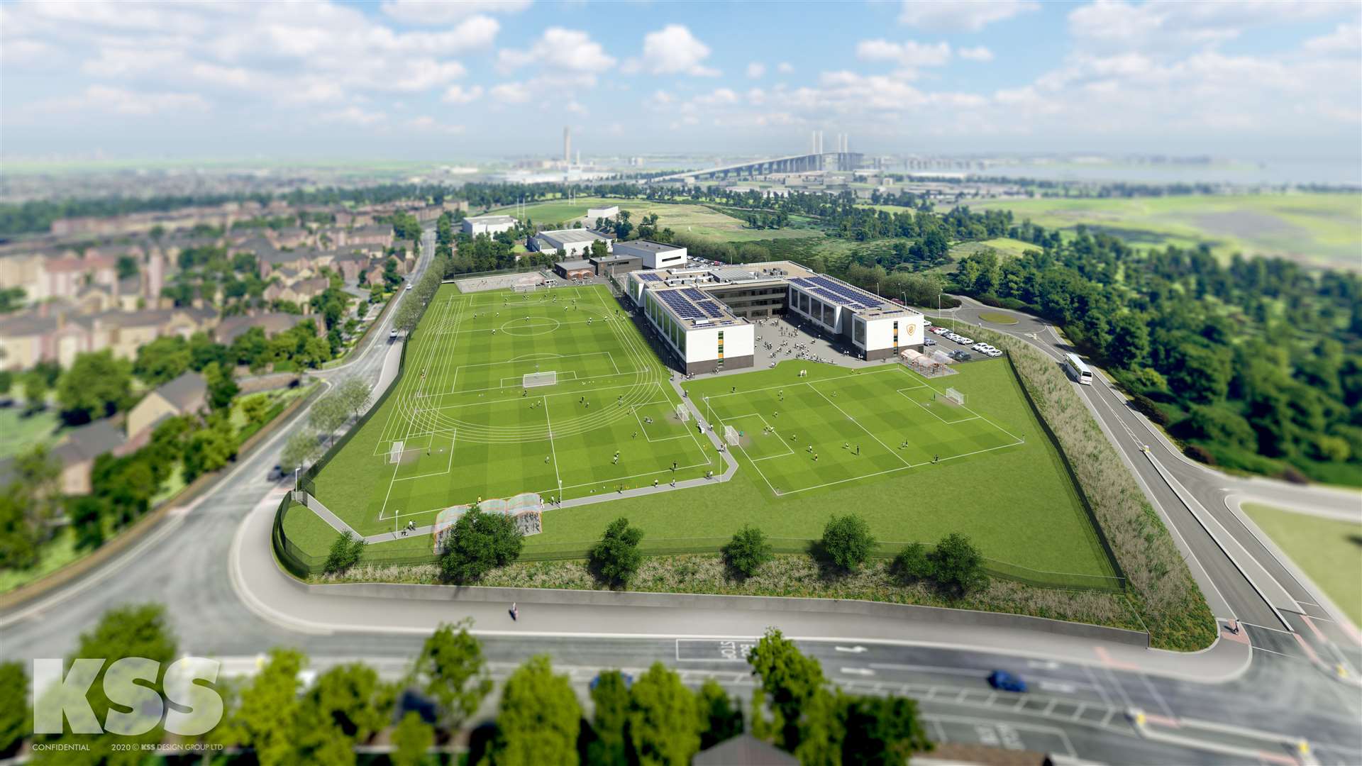 Stone Lodge Secondary School is under construction