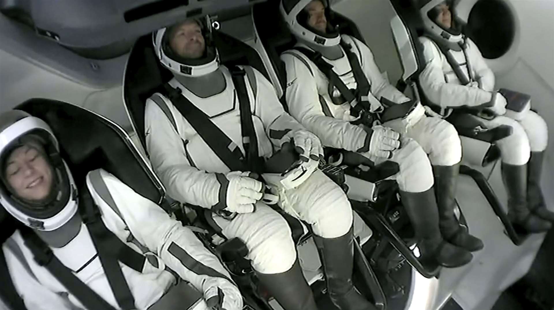 Part of the mission was to test the new spacesuits (SpaceX via AP)