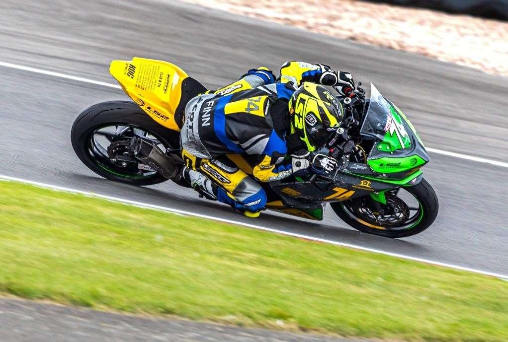 Finn Smart-Weeden in action at Donington Picture: Richard Horbury