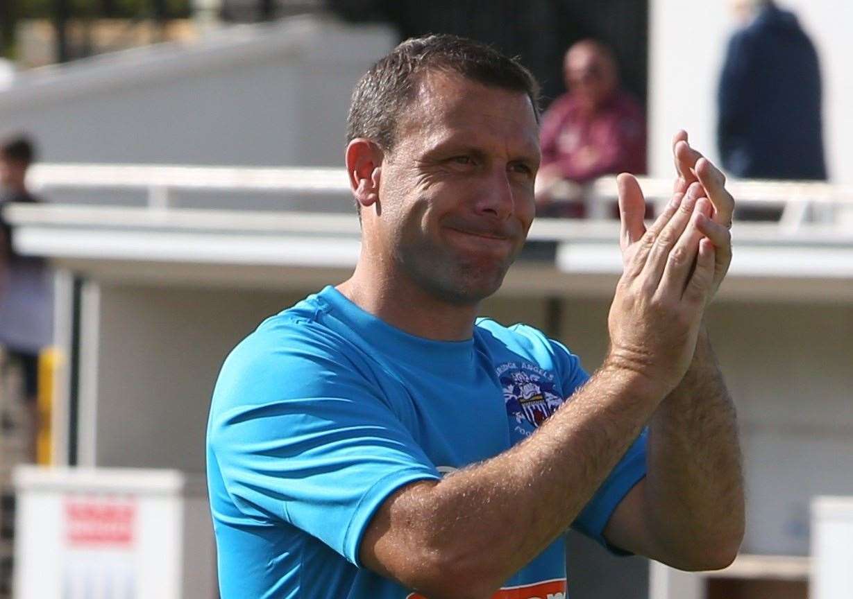 Tonbridge manager Steve McKimm. Picture: David Couldridge (42702655)