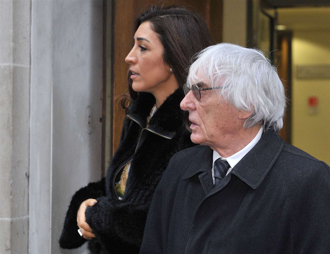 Tycoon Bernie Ecclestone and his wife Fabiana Flosi (Nick Ansell/PA)