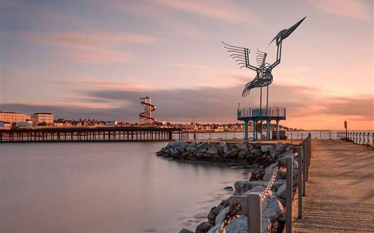 The design for the heron sculpture on Neptune's Arm in Herne Bay. Picture: Jason Hollingsworth