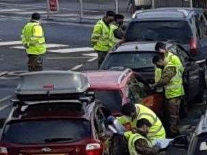 Testing takes place at the Port of Dover