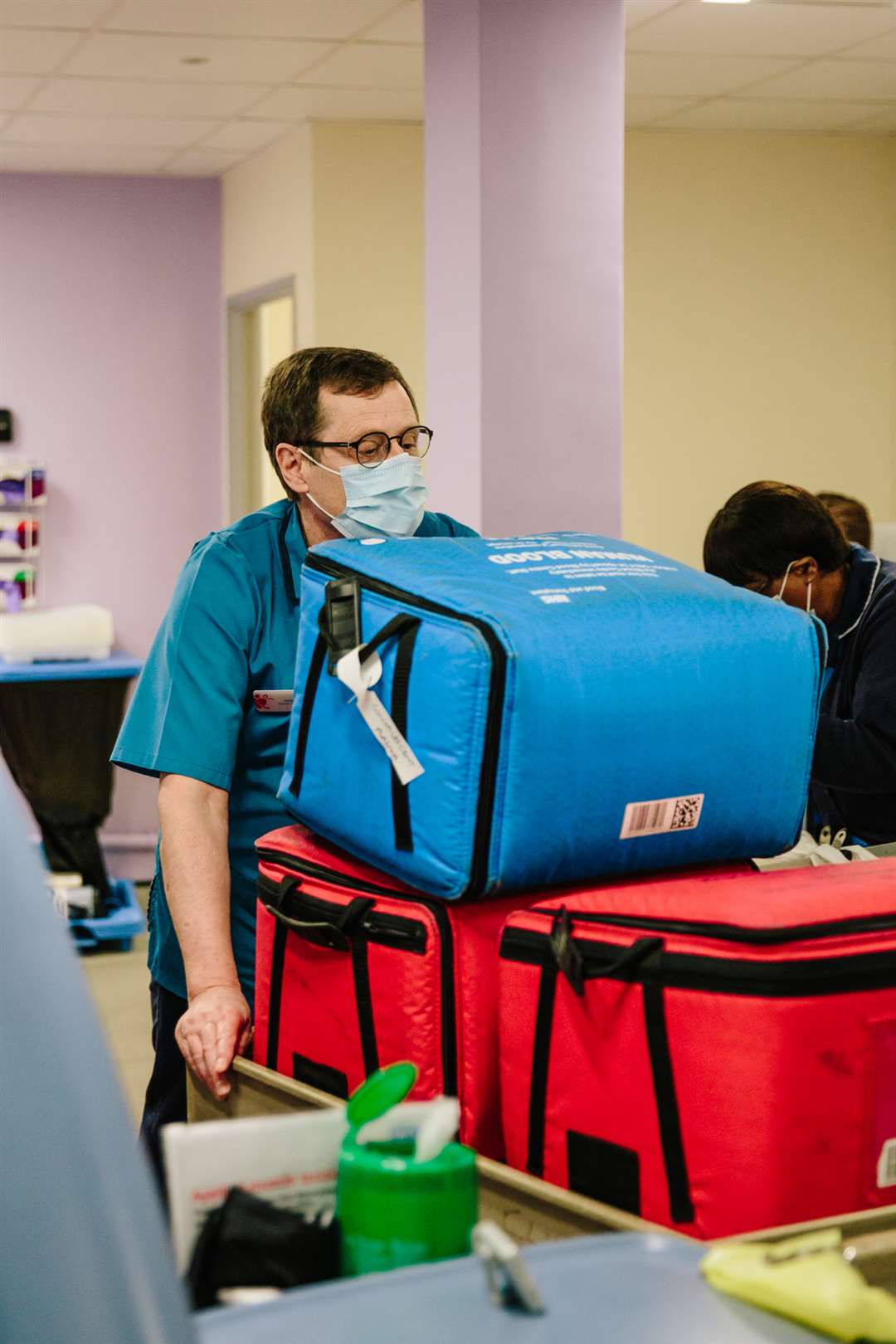 Convalescent plasma is being collected from Tooting Blood Donor Centre (Kirsty Hamilton/NHSBT/PA)