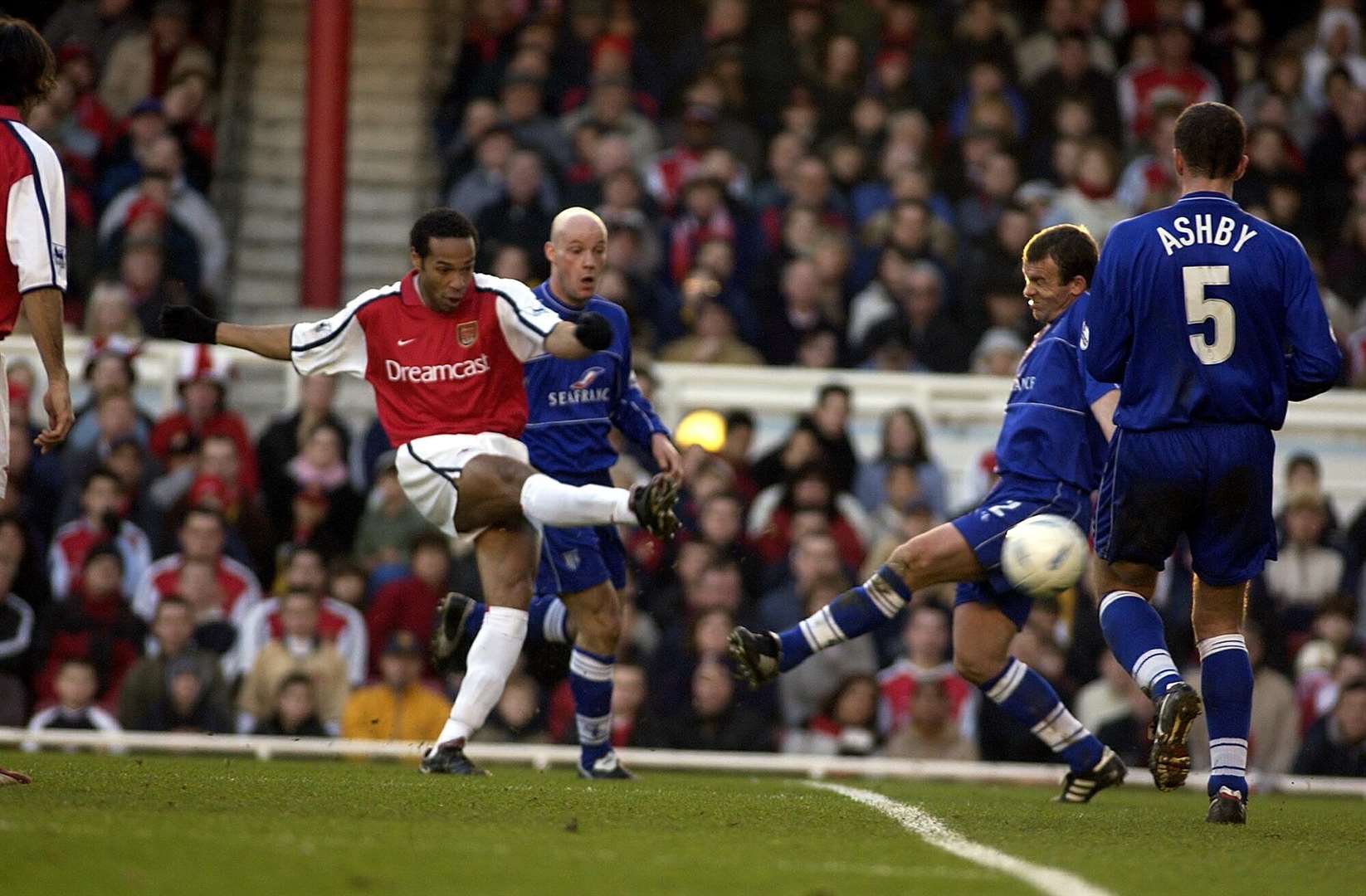 Thierry Henry came off the subs bench to help Arsenal defeat Gillingham in a classic cup clash