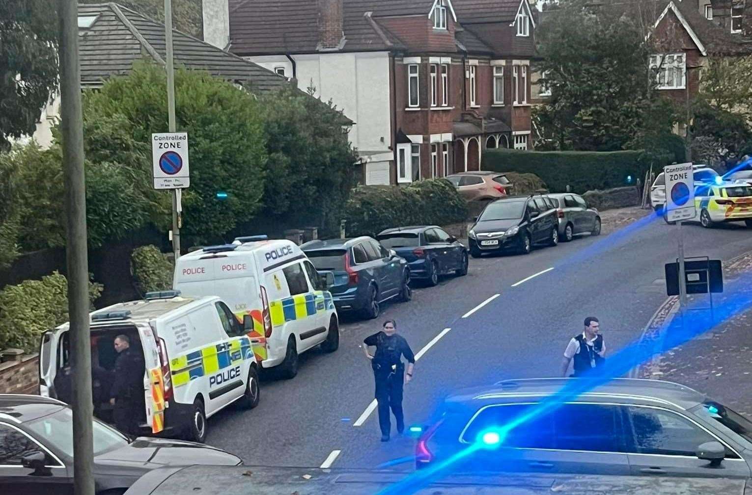 Police were called Plaistow Lane in Bromley after reports of a man breaking windows at a premises. Picture: Benny Erhahon